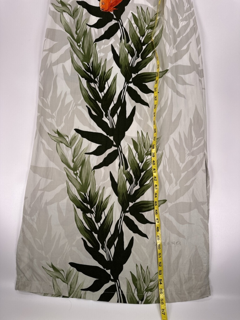 Wyland AFTCO Vintage Marine Fish Maxi Dress Large USA - Picture 14 of 14